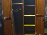 2 DOOR WARDROBE- TEEK WOODS