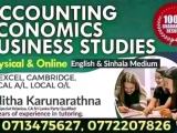 Accounting Economics edexcel cambridge Local AL and OL commerce
